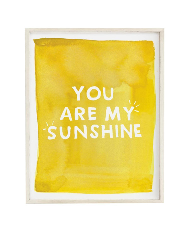 Little clementine kids room you are my sunshine art print