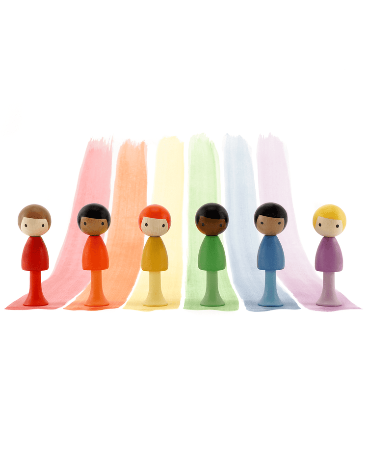 Little clicques play rainbow boys