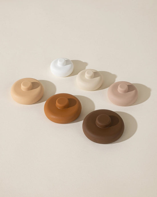Little coco village play silicone stackable rings