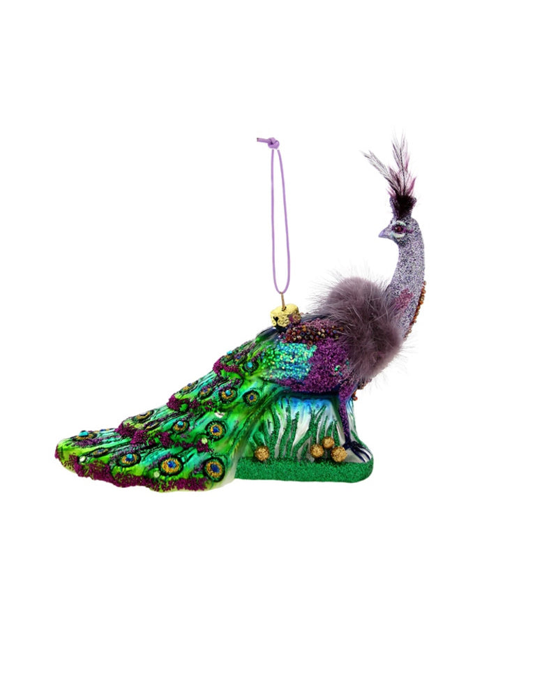 Little cody foster room purple imperial peacock ornament