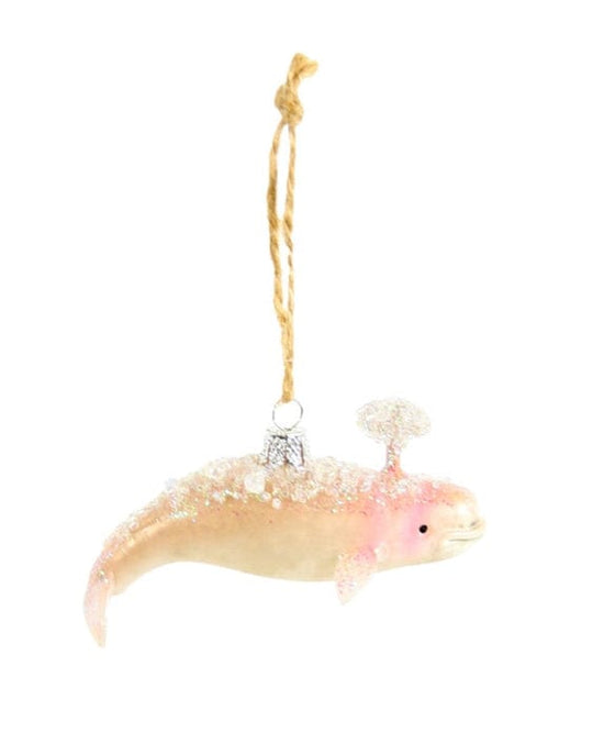 Little cody foster room small beluga whale ornament