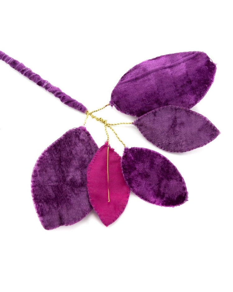 Little cody foster room small velvet stem pick in purple