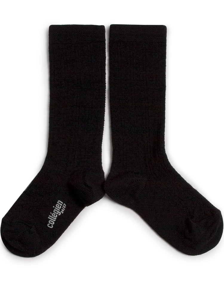 Little collegien accessories adèle knee socks in noir de charbon