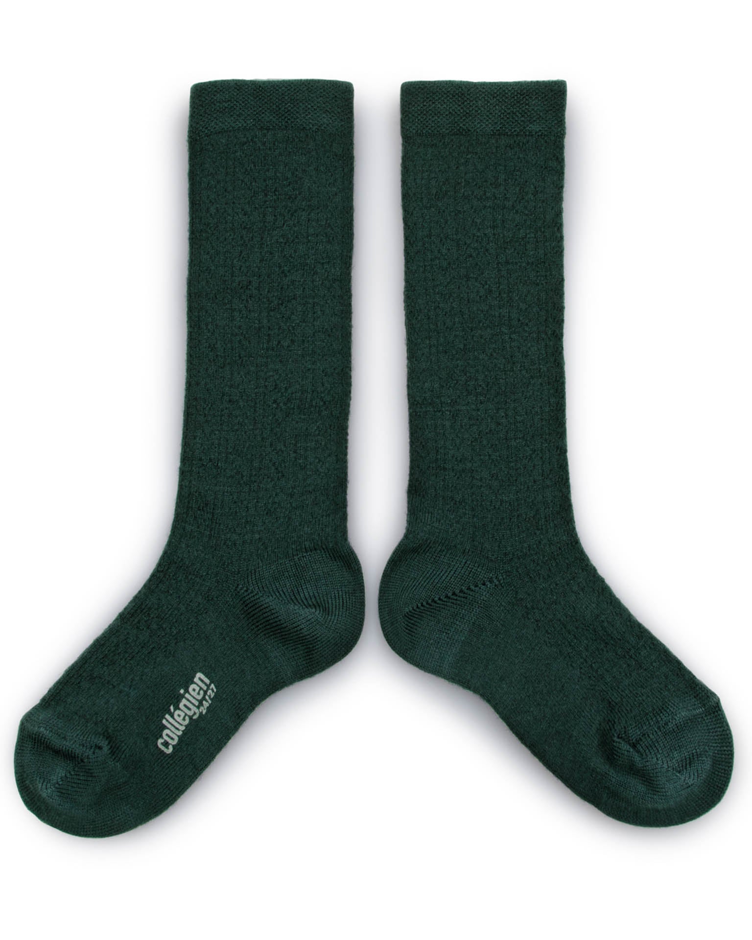 Little collégien accessories adèle knee socks in vert forêt