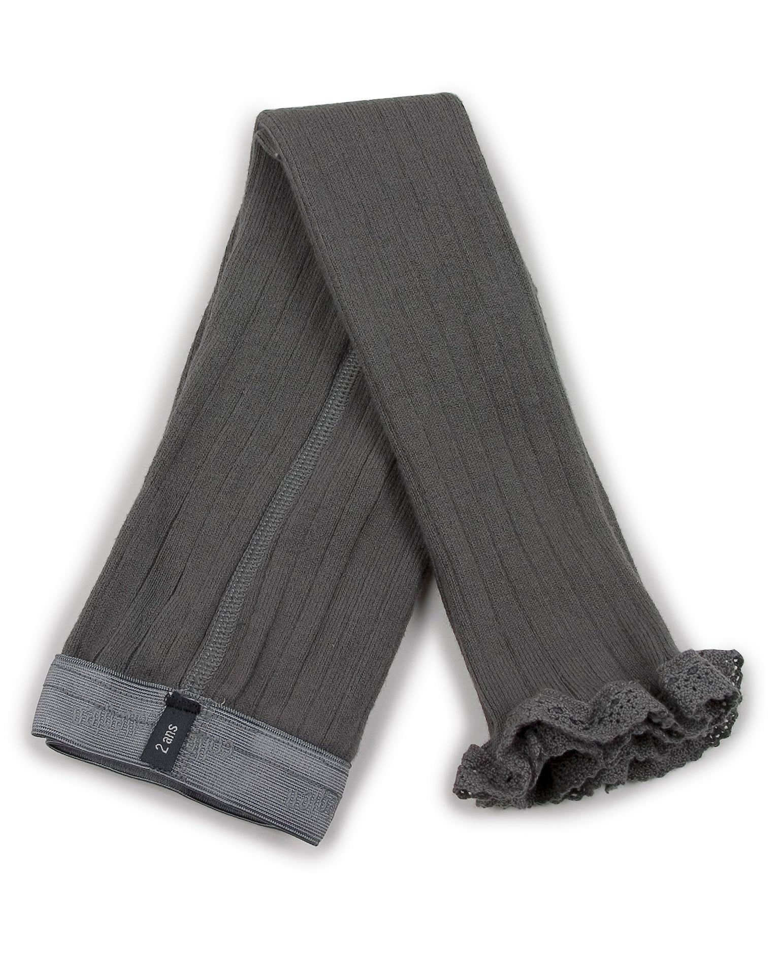 Little collegien accessories aliénor footless tights in gris galet