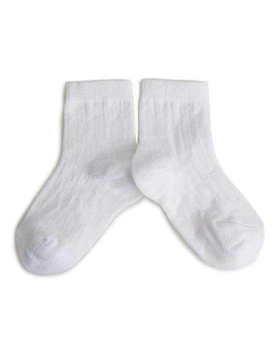 Little collegien accessories ankle socks in white