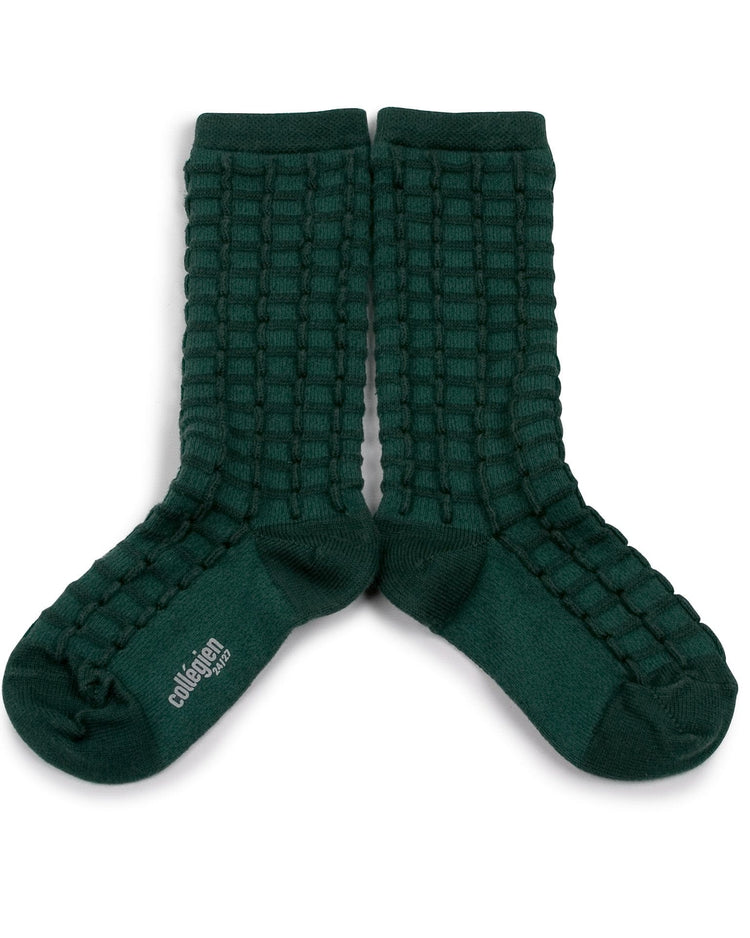 Little collegien accessories camille knee socks in vert forêt