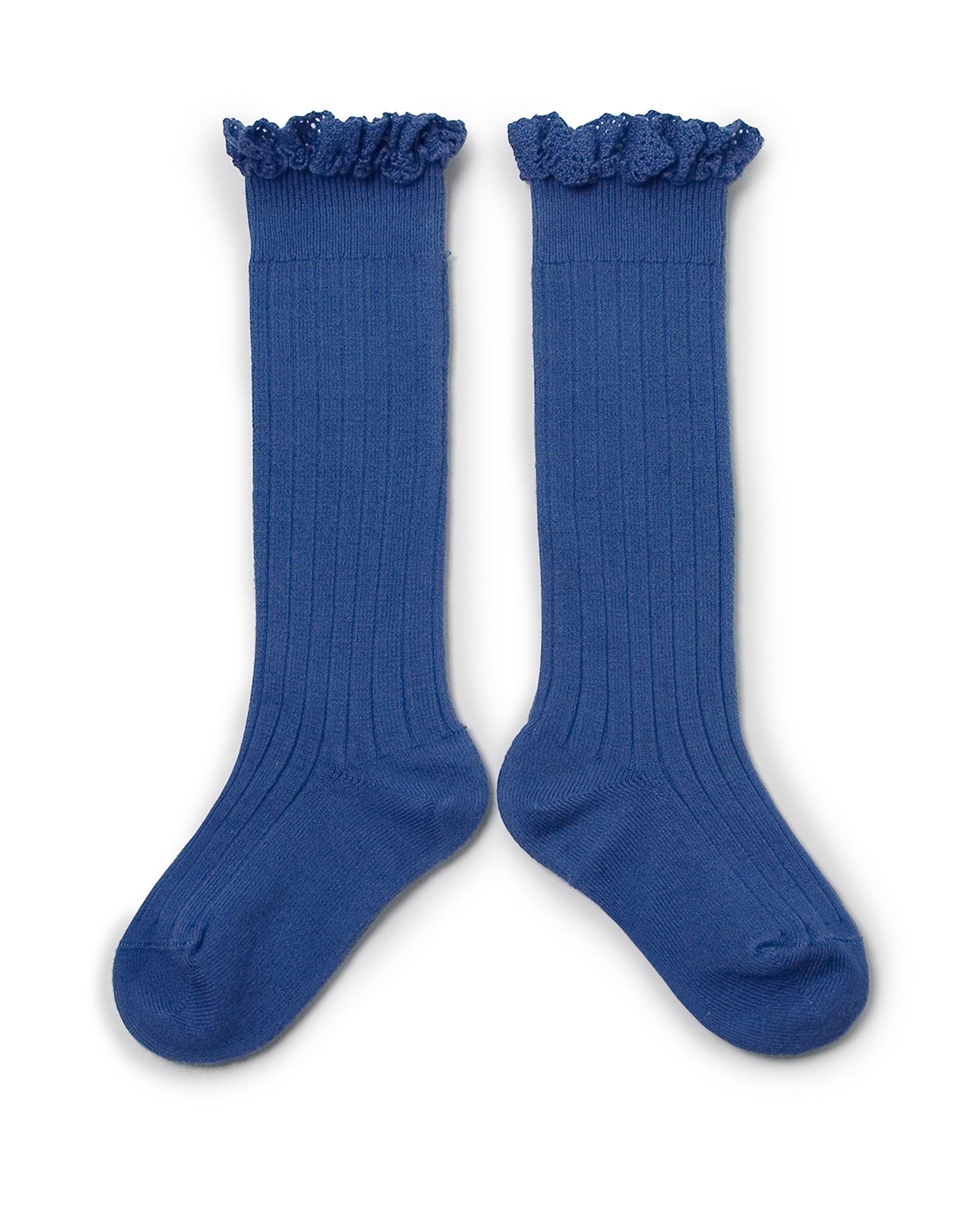 Little collegien accessories joséphine knee socks in bleu saphir