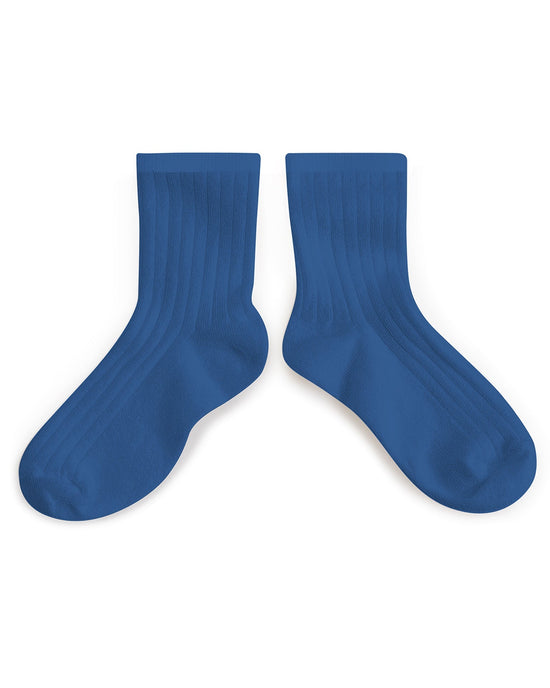 Little collegien accessories la mini ankle socks in bleu saphir