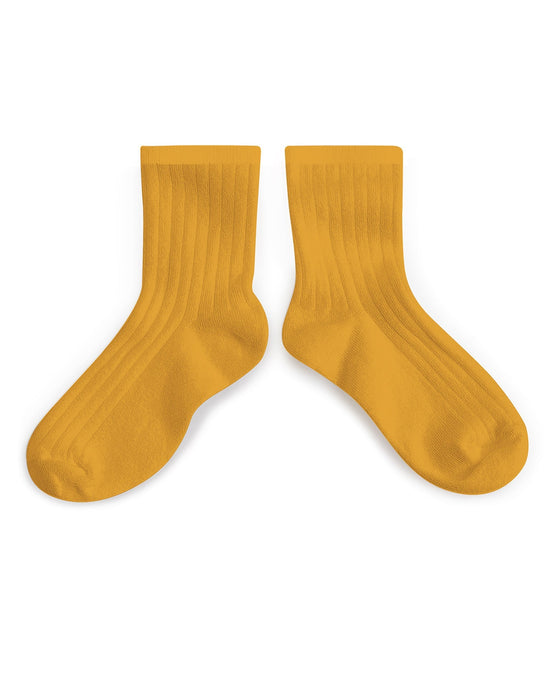 Little collegien accessories la mini ankle socks in curcuma