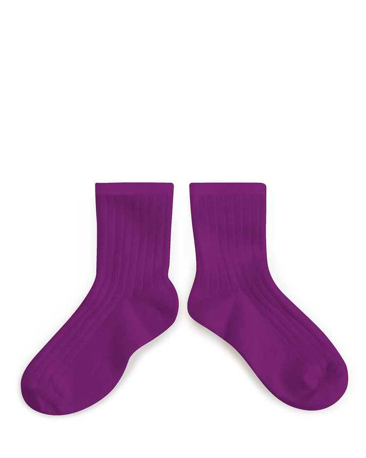 Little collégien accessories la mini ankle socks in cyclamen