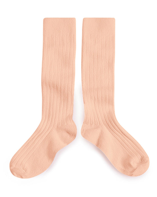 Little collegien accessories le haute knee socks in sorbet