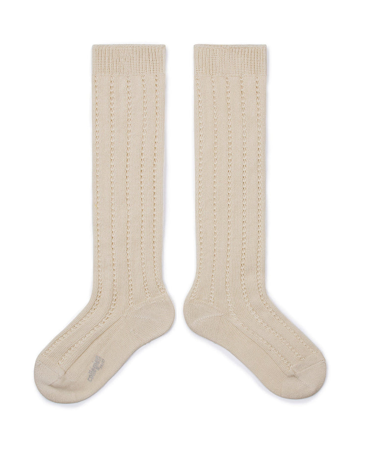 Little collegien accessories léonie knee socks in doux agneaux