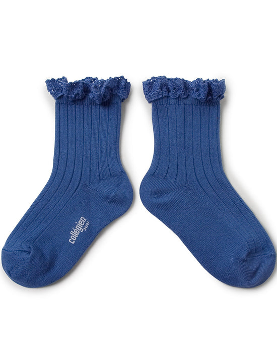 Little collegien accessories lili ankle socks in bleu saphir