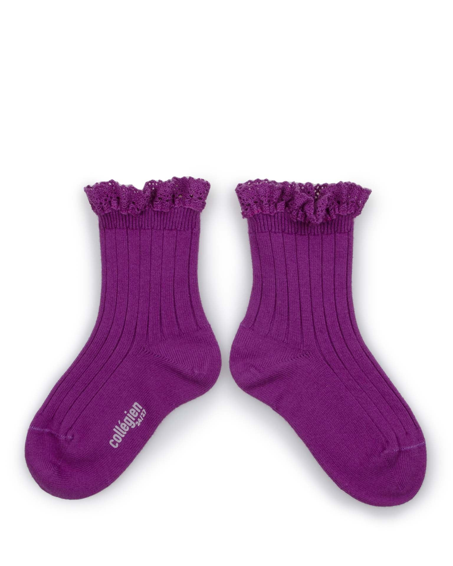 Little collégien accessories lili ankle socks in cyclamen