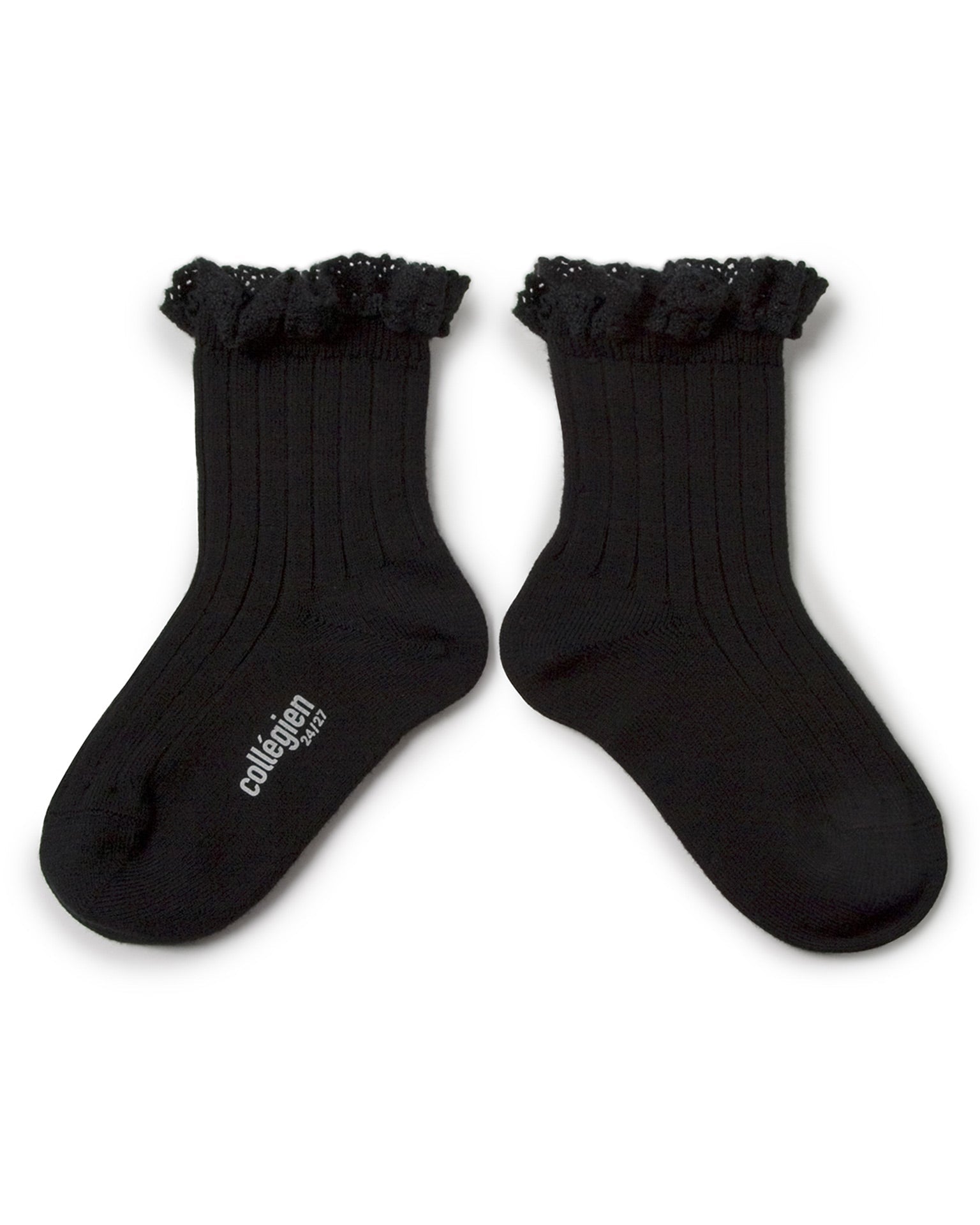 Little collegien accessories lili ankle socks in noir de charbon
