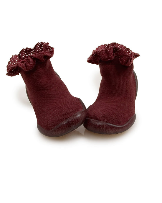 Little collegien accessories mademoiselle slippers in châtaigne