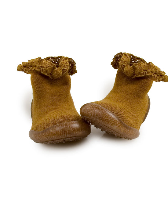 Little collegien accessories mademoiselle slippers in moutarde de dijon