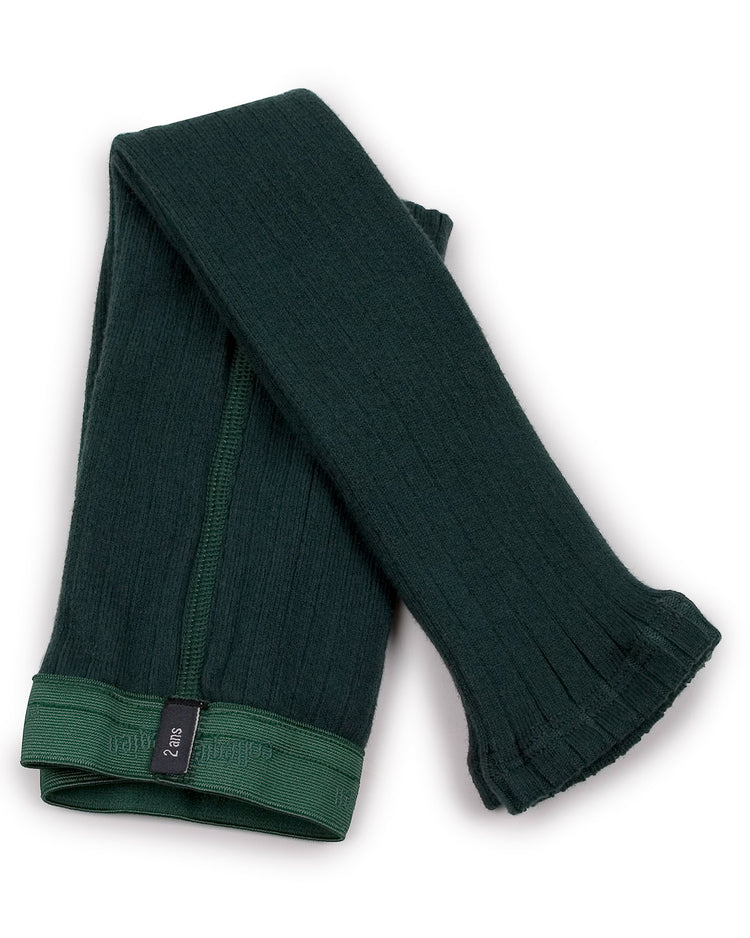 Little collegien accessories maxence footless tights in vert forêt