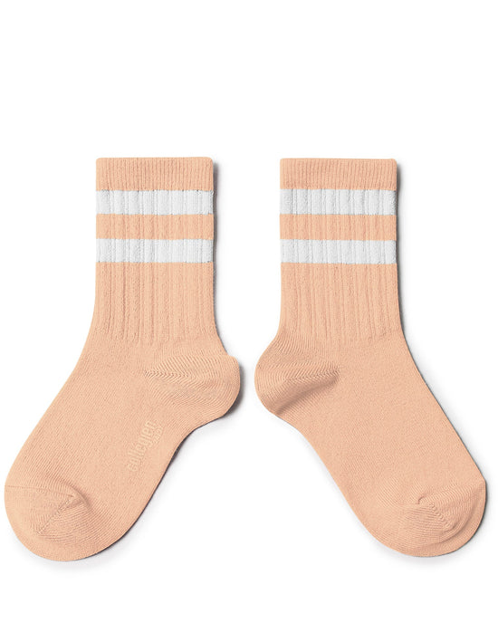 Little collegien accessories nico crew socks in sorbet