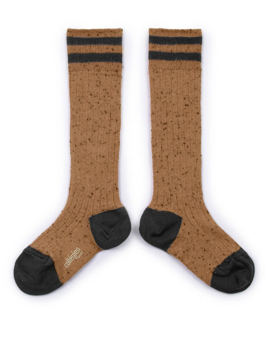 Little collégien accessories noa knee socks in caramel au beurre salé