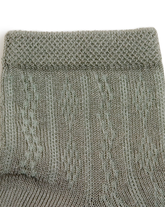Little collegien accessories pointelle ankle socks in aigue marine