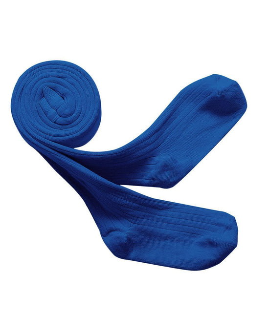 Little collegien accessories 6m ribbed tights in bleu cobalt