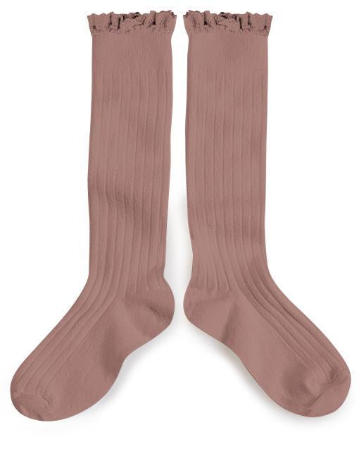 joséphine knee socks in praline de lyon