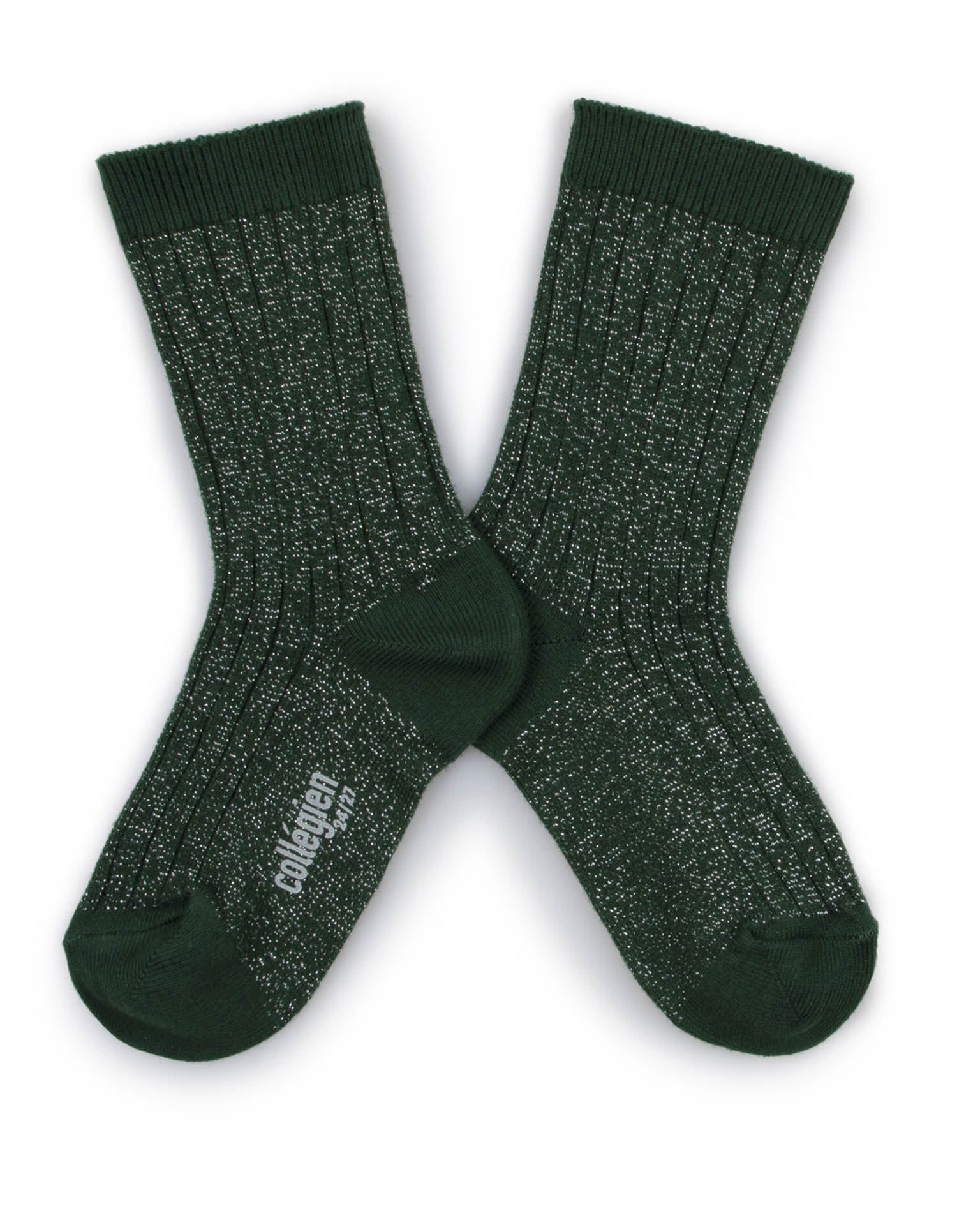 Little collégien accessories victoire crew socks in vert fôret