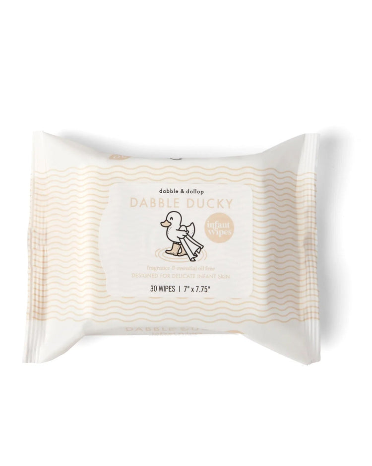Little dabble & dollop room dabble ducky infant wipes