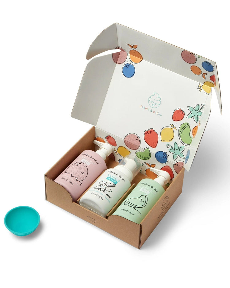 Little dabble & dollop room day at the beach bath kit