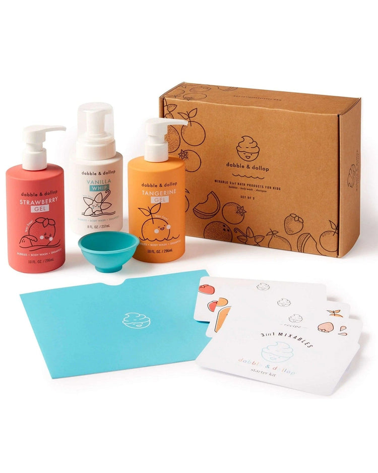 Little dabble & dollop room the original bubble box bath set
