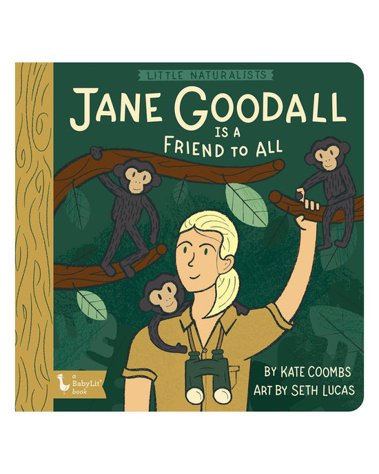 Little gibbs smith publisher play little naturalists: jane goodall is a friend to all
