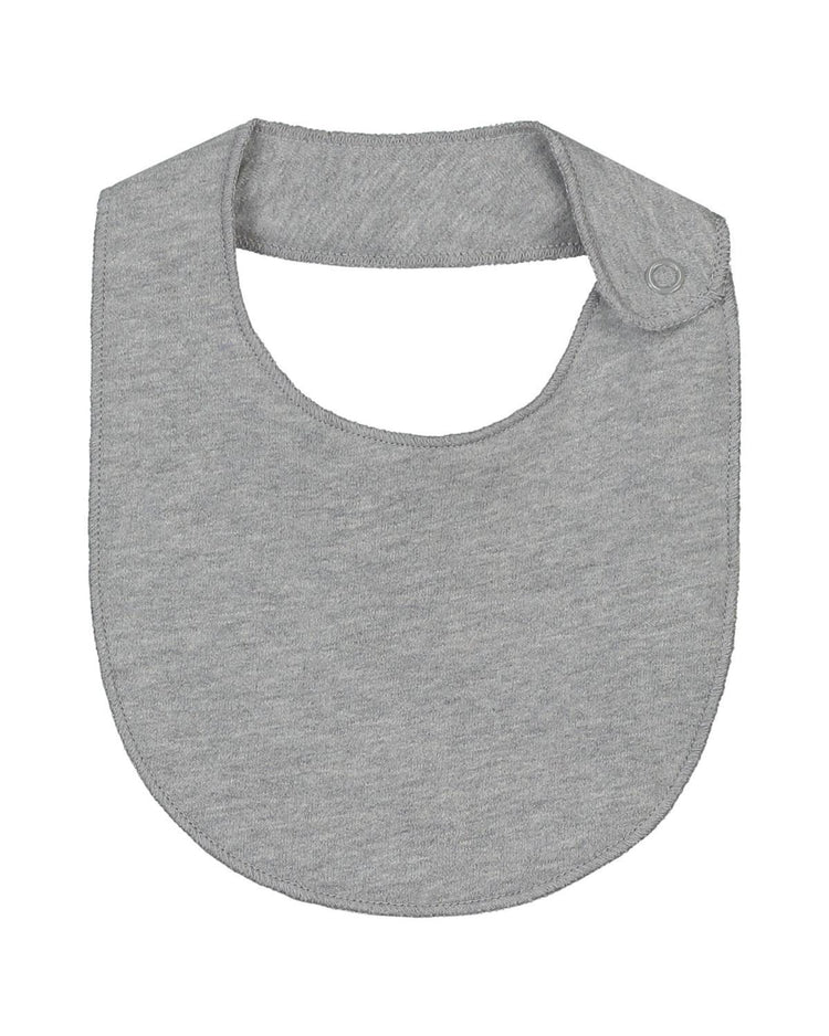 Little gray label baby accessories baby bib in grey melange
