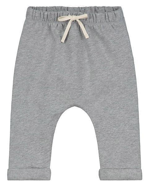 baby pants in grey melange – Little
