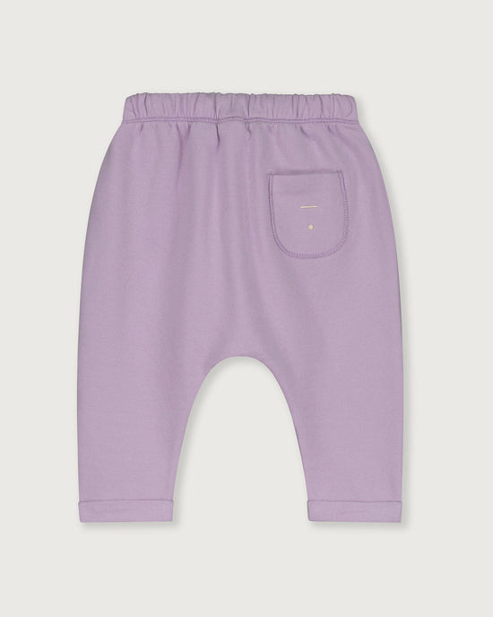 Little gray label baby girl baby pants in purple haze