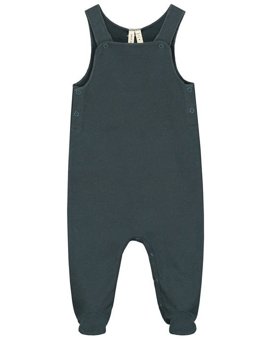 Little gray label baby boy baby sleeveless suit in blue grey
