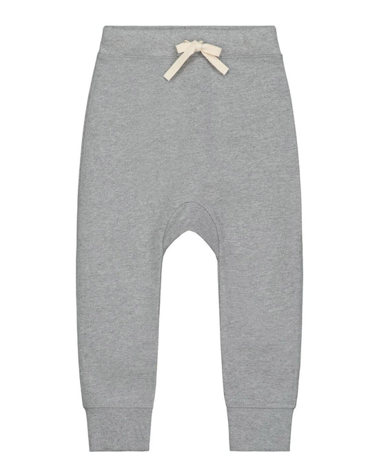 Little gray label boy 12-18 baggy seamless pants in grey melange