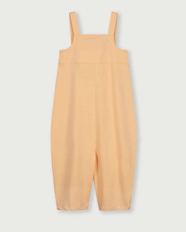 Little gray label girl boxy playsuit in apricot