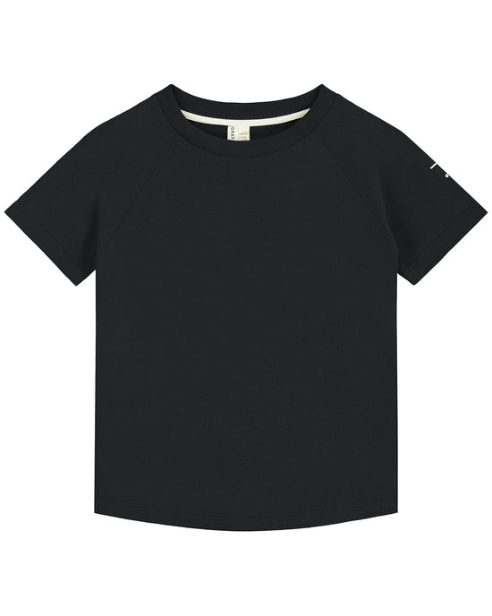 crewneck tee in nearly black