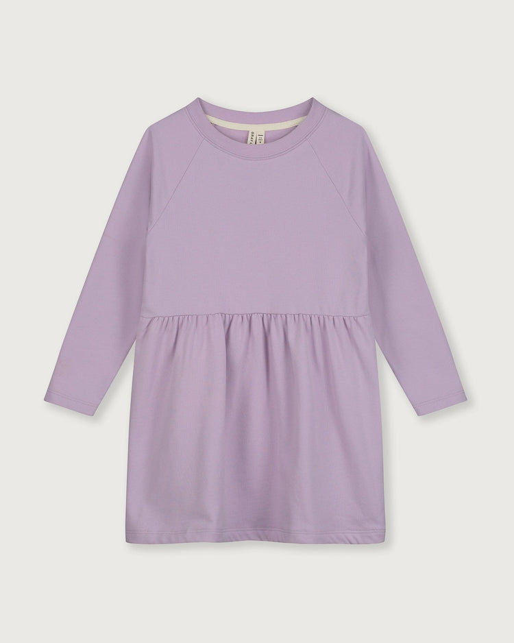 Little gray label girl dress in purple haze