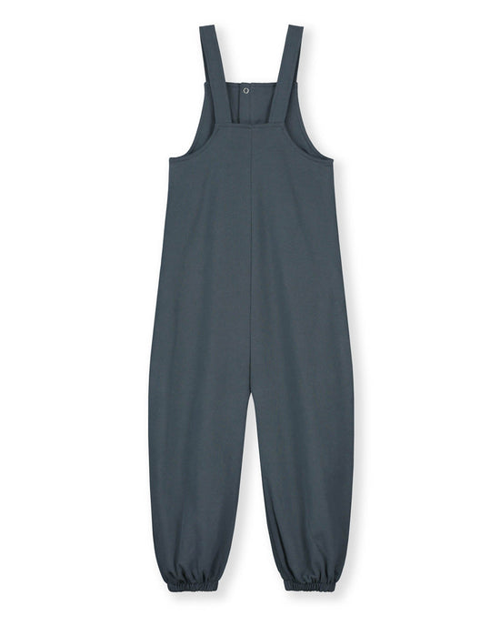 Little gray label kids dungaree suit in blue grey