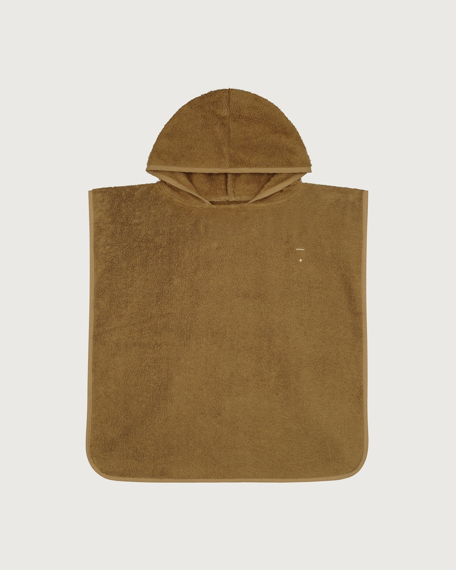 Little gray label room one size hooded towel in peanut