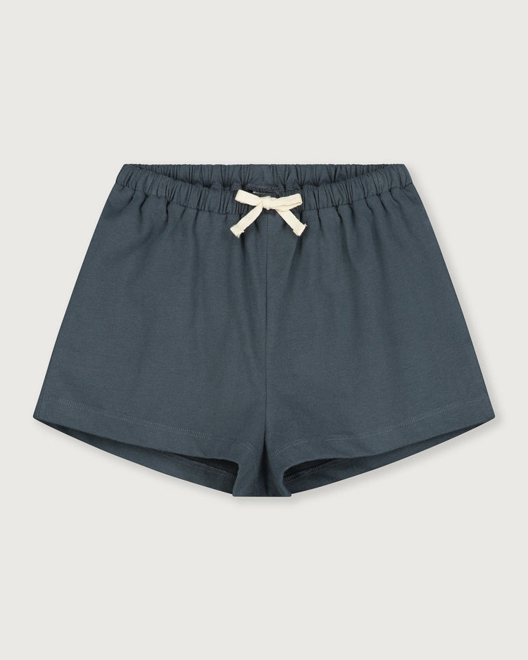 Little gray label girl oversized shorts in blue grey