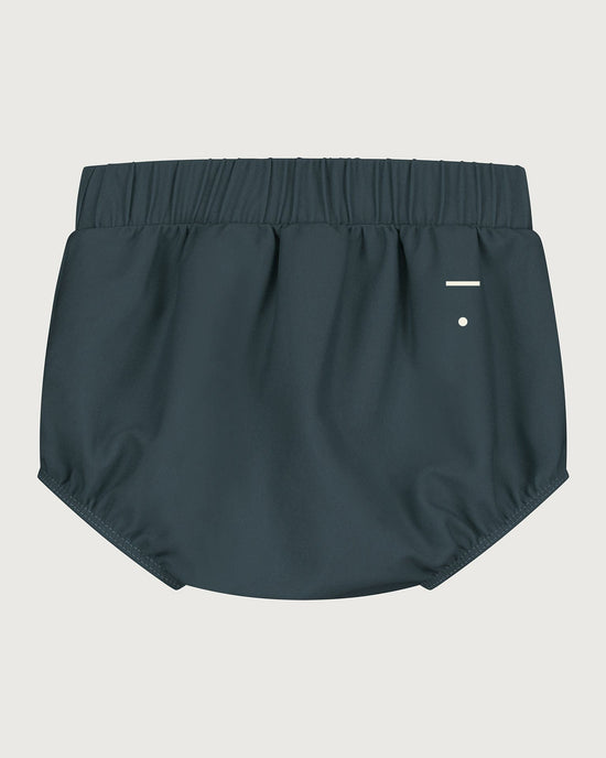 Little gray label baby girl swim bloomer in blue grey