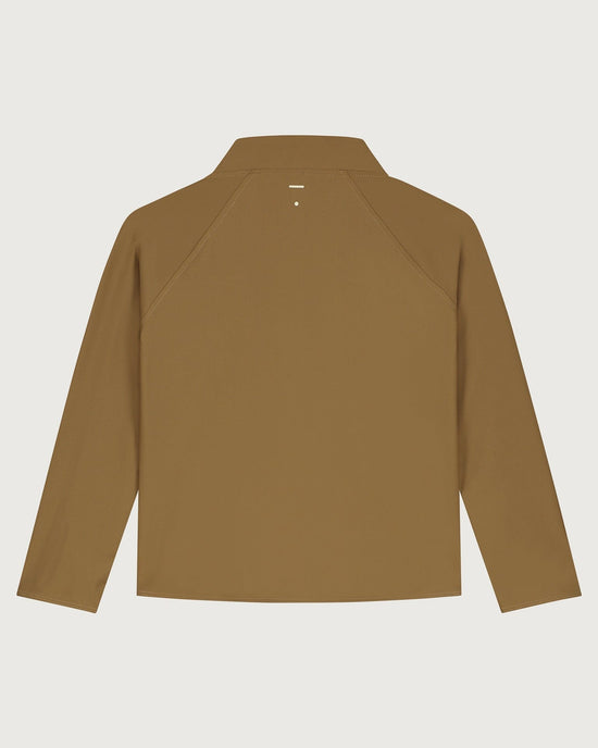 Little gray label boy swim long sleeve uv top in peanut