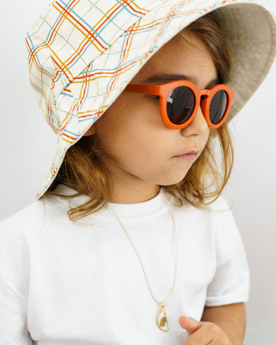 Little grech + co accessories polarized baby sunglasses in ember