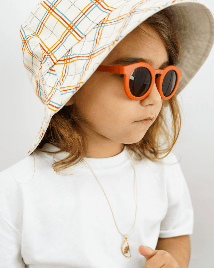 Little grech + co accessories polarized baby sunglasses in ember