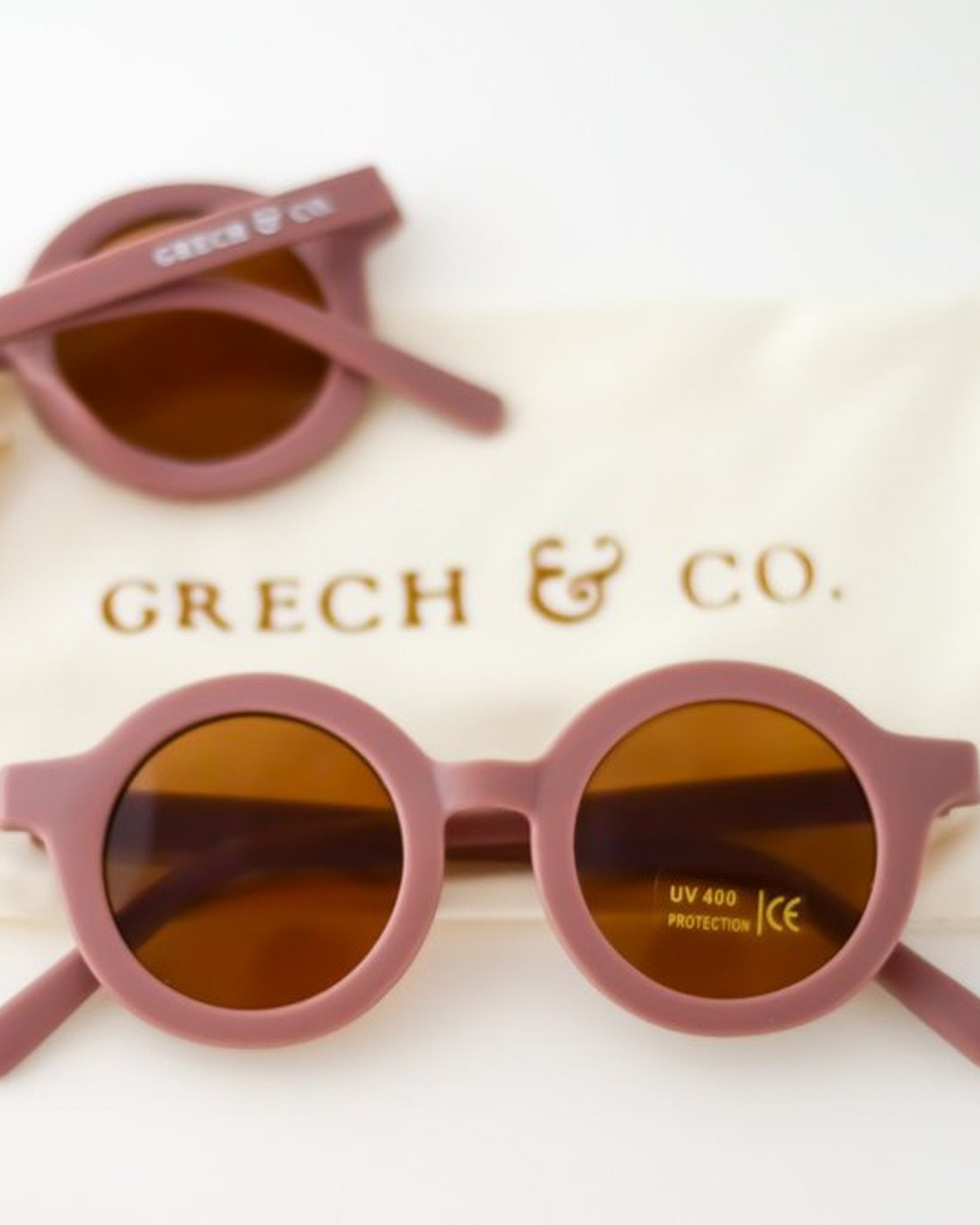 Little grech + co accessories sustainable sunglasses in burlwood