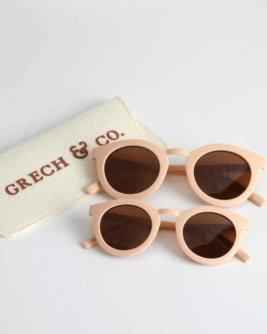 Little grech + co accessories sustainable sunglasses in shell for child + adult